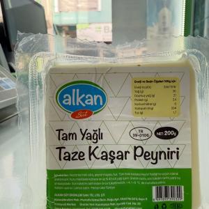 Alkan tam yağlı taze kaşar peyniri(200 gr.)