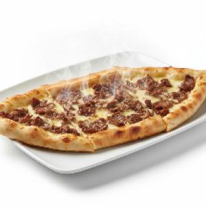 Kuşbaşılı Kaşarlı Patlıcanlı Pide