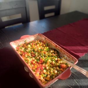 Zeytinyağlı nohut salatası